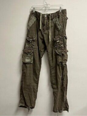 Jetlag cargo pants 32 34 cotton khaki vintage